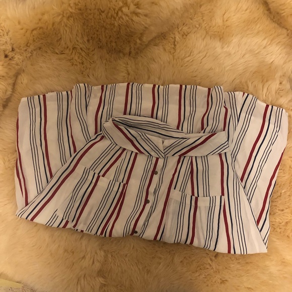 NEW Tularosa Oliver Skirt in Blue & Red Stripe S - Picture 4 of 6